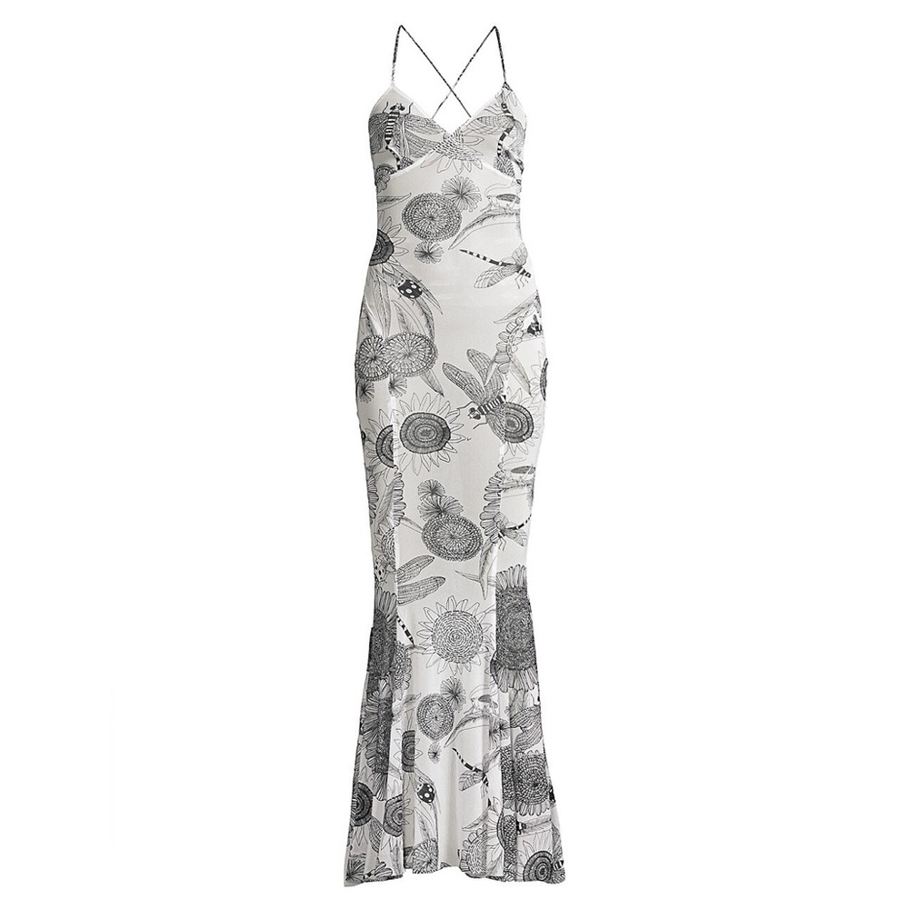 Norma Kamali lightweight fishtail dress